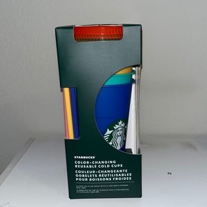Starbucks color changing reusable cold cups 5-pack